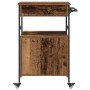 Carro de Cocina Madera Vieja 56x43x89.5 cm Madera Ingenierizada von , Küchen- und Speisewagen - Ref: Foro24-871666, Preis: 10...