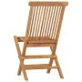 Klappbare Gartenstühle 6 Stück aus massivem Teakholz von vidaXL, Gartenstühle - Ref: Foro24-3096591, Preis: 314,49 €, Rabatt: %