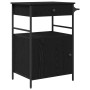 Carro de Cocina Roble Negro 56x43x89.5 cm Madera de Ingeniería von , Küchen- und Speisewagen - Ref: Foro24-871668, Preis: 111...