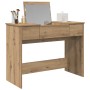 Mesa de Tocador con Espejo Roble Artesanal 100x45x76 cm von , Schlafzimmerkommoden - Ref: Foro24-871670, Preis: 120,32 €, Rab...