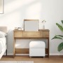 Mesa de Tocador con Espejo Roble Artesanal 100x45x76 cm von , Schlafzimmerkommoden - Ref: Foro24-871670, Preis: 120,32 €, Rab...
