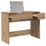 Mesa de Tocador con Espejo Roble Artesanal 100x45x76 cm von , Schlafzimmerkommoden - Ref: Foro24-871670, Preis: 120,32 €, Rab...