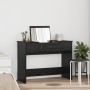 Mesa de Tocador con Espejo Roble Negro 100x45x76 cm von , Schlafzimmerkommoden - Ref: Foro24-871671, Preis: 127,16 €, Rabatt: %