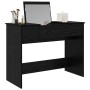 Mesa de Tocador con Espejo Roble Negro 100x45x76 cm von , Schlafzimmerkommoden - Ref: Foro24-871671, Preis: 127,16 €, Rabatt: %