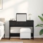 Mesa de Tocador con Espejo Roble Negro 100x45x76 cm von , Schlafzimmerkommoden - Ref: Foro24-871671, Preis: 127,16 €, Rabatt: %