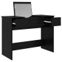 Mesa de Tocador con Espejo Roble Negro 100x45x76 cm von , Schlafzimmerkommoden - Ref: Foro24-871671, Preis: 127,16 €, Rabatt: %