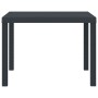 Mesa de Jardín Antracita 100x100x73 cm de Polirratan von , Gartentische - Ref: Foro24-871680, Preis: 89,78 €, Rabatt: %