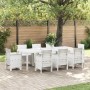 Mesa de jardín ratán sintético blanca 250x100x73 cm | Foro24.es | Tu tienda online para hogar, jardín y más Foro24.es