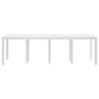 Mesa de jardín ratán sintético blanca 250x100x73 cm | Foro24.es | Tu tienda online para hogar, jardín y más Foro24.es