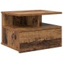 Mesita de Noche Flotante Madera Vieja 40x31x27 cm by , Nightstands - Ref: Foro24-871752, Price: 40,90 €, Discount: %