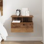 Mesita de Noche Flotante Madera Vieja 40x31x27 cm by , Nightstands - Ref: Foro24-871752, Price: 40,90 €, Discount: %