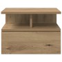 Mesitas de Noche Flotantes 2 pcs Roble Artesanal 40x31x27 cm Madera Elaborada by , Nightstands - Ref: Foro24-871755, Price: 6...