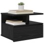 Mesitas de Noche Flotantes 2 pcs Roble Negro 40x31x27 cm Madera Elaborada von , Nachttische - Ref: Foro24-871757, Preis: 71,1...