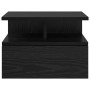 Mesitas de Noche Flotantes 2 pcs Roble Negro 40x31x27 cm Madera Elaborada von , Nachttische - Ref: Foro24-871757, Preis: 71,1...