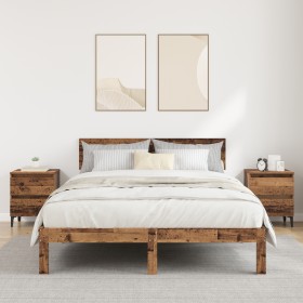 Gabinetes de Cama 2 pcs Madera Vieja 40x35x50 cm Madera Ingenierizada von , Nachttische - Ref: Foro24-871919, Preis: 94,53 €,...