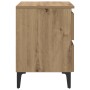 Cabinet de Cama Roble Artesanal 40x35x50 cm Madera Elaborada de , Mesitas de noche - Ref: Foro24-871920, Precio: 55,96 €, Des...
