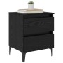 Cabinet de Cama Roble Negro 40x35x50 cm Madera Dura by , Nightstands - Ref: Foro24-871922, Price: 65,97 €, Discount: %