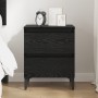 Cabinet de Cama Roble Negro 40x35x50 cm Madera Dura by , Nightstands - Ref: Foro24-871922, Price: 65,97 €, Discount: %