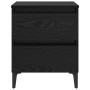 Cabinet de Cama Roble Negro 40x35x50 cm Madera Dura by , Nightstands - Ref: Foro24-871922, Price: 65,97 €, Discount: %