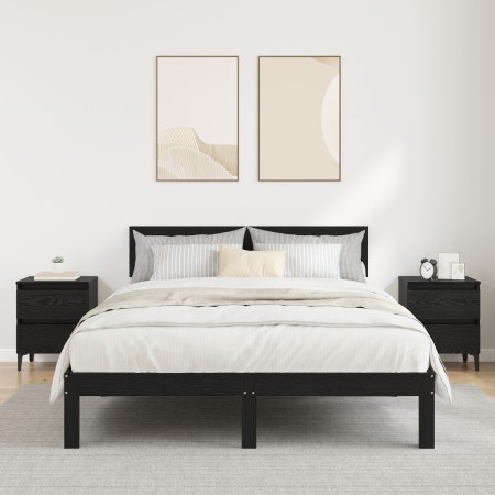 Cabinets de Cama 2 pcs Roble Negro 40x35x50 cm Madera Ingenierizada von , Nachttische - Ref: Foro24-871923, Preis: 111,77 €, ...