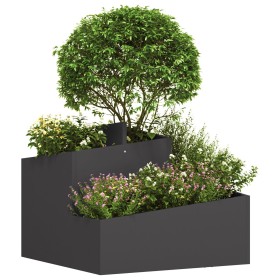 Macetero de Plástico Negro Polietileno de alta densidad Mediano de , Maceteros y jardineras - Ref: Foro24-873571, Precio: 85,...