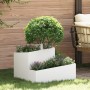 Macetero de Plástico Blanco Plástico Mediano Inlays Decorativos | Foro24.es | Tu tienda online para hogar, jardín y más Foro24.es