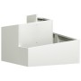 Macetero de Plástico Blanco Plástico Mediano Inlays Decorativos | Foro24.es | Tu tienda online para hogar, jardín y más Foro24.es