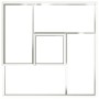 Macetero de Plástico Blanco Plástico Mediano Inlays Decorativos | Foro24.es | Tu tienda online para hogar, jardín y más Foro24.es