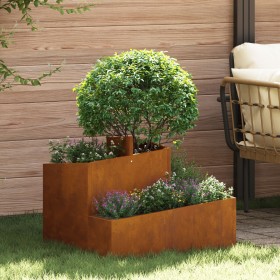 Macetas y Jardineras Acero Corten Medio Duradero de , Maceteros y jardineras - Ref: Foro24-873577, Precio: 90,62 €, Descuento: %