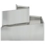 Macetero de Metal Galvanizado Acero Galvanizado Mediano | Foro24.es | Tu tienda online para hogar, jardín y más Foro24.es