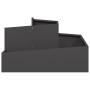 Macetero Negro 80x80x50 cm Acero Frío von , Töpfe und Pflanzgefäße - Ref: Foro24-873578, Preis: 113,47 €, Rabatt: %