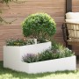Macetero Blanco 80x80x50 cm Acero Laminado en Frío | Foro24.es | Tu tienda online para hogar, jardín y más Foro24.es