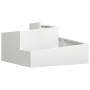 Macetero Blanco 80x80x50 cm Acero Laminado en Frío | Foro24.es | Tu tienda online para hogar, jardín y más Foro24.es