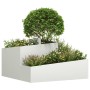 Macetero Blanco 80x80x50 cm Acero Laminado en Frío | Foro24.es | Tu tienda online para hogar, jardín y más Foro24.es