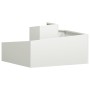 Macetero Blanco 80x80x50 cm Acero Laminado en Frío | Foro24.es | Tu tienda online para hogar, jardín y más Foro24.es