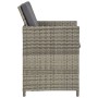 Garten Esstischgarnitur 3 Stück mit grauen Kissen von vidaXL, Gartensets - Ref: Foro24-3094303, Preis: 230,64 €, Rabatt: %