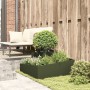 Macetero Verde Oliva 80x80x50 cm de acero laminado en frío | Foro24.es | Tu tienda online para hogar, jardín y más Foro24.es