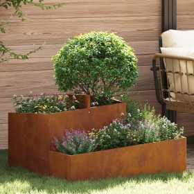 Macetero 80x80x50 cm Acero Resistente a la Intemperie von , Töpfe und Pflanzgefäße - Ref: Foro24-873584, Preis: 108,34 €, Rab...