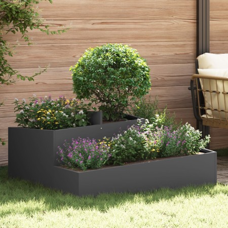 Macetas y Maceteros Negro Metal Grande Inlays Decorativos | Foro24.es | Tu tienda online para hogar, jardín y más Foro24.es