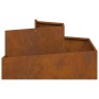 Macetero 80x80x50 cm Acero Resistente a la Intemperie von , Töpfe und Pflanzgefäße - Ref: Foro24-873584, Preis: 108,34 €, Rab...