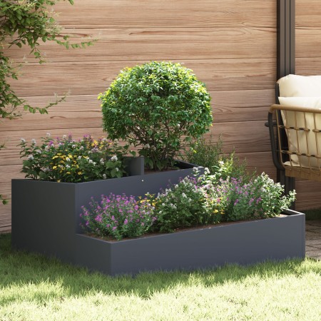 Macetas y Jardineras Antracita Plástico Grande Macetero de Metal von , Töpfe und Pflanzgefäße - Ref: Foro24-873587, Preis: 14...