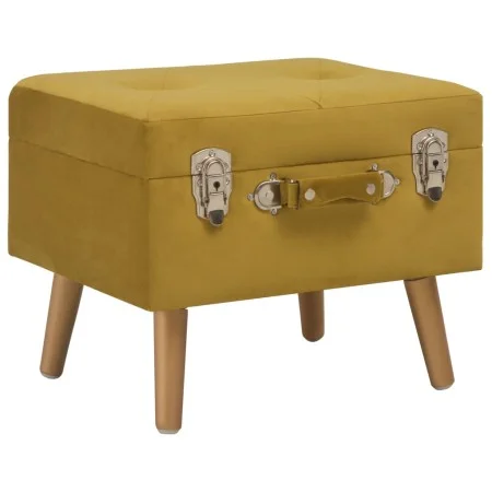 Mustard yellow velvet storage stool 40 cm by vidaXL, Benches for halls and storage - Ref: Foro24-329252, Price: 55,49 €, Disc...
