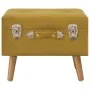 Mustard yellow velvet storage stool 40 cm by vidaXL, Benches for halls and storage - Ref: Foro24-329252, Price: 55,49 €, Disc...