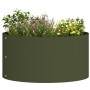 Macetero Verde Oliva Verde oliva Metal Mediano Resistente von , Töpfe und Pflanzgefäße - Ref: Foro24-873612, Preis: 33,65 €, ...