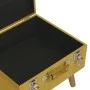 Mustard yellow velvet storage stool 40 cm by vidaXL, Benches for halls and storage - Ref: Foro24-329252, Price: 55,49 €, Disc...