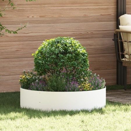 Conjunto de Maceteros Blancos Blanco Metal Grande Macetero | Foro24.es | Tu tienda online para hogar, jardín y más Foro24.es