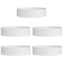 Conjunto de Maceteros Blancos Blanco Metal Grande Macetero | Foro24.es | Tu tienda online para hogar, jardín y más Foro24.es