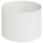 Macetero de Metal Acero/Blanco Acero Recubierto en Polvo Grande by , Pots and planters - Ref: Foro24-873649, Price: 60,79 €, ...