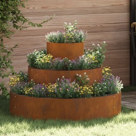 Macetero de Metal Acero Envejecido Grande Duradero by , Pots and planters - Ref: Foro24-873654, Price: 55,61 €, Discount: %