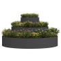 Macetero de Metal Acero/Negro Acero Grande by , Pots and planters - Ref: Foro24-873655, Price: 66,32 €, Discount: %